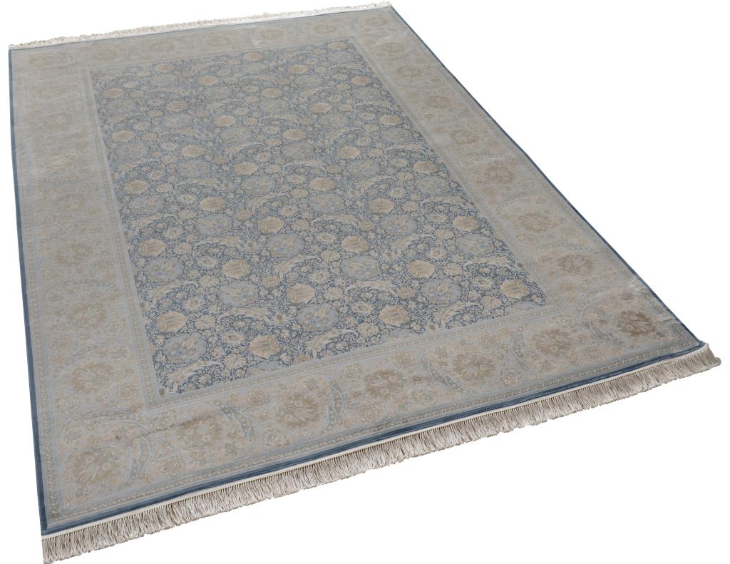 Vendome Palace 5451 Mavi Krem - Makine Halısı