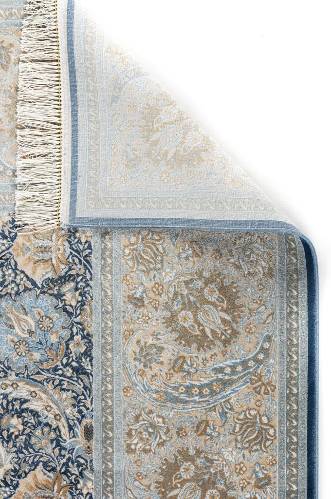 Vendome Palace 5451 Mavi Krem - Makine Halısı