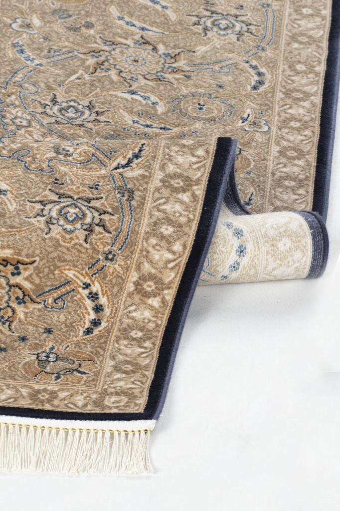 Vendome Palace 5461 Lacivert Krem - Makine Halısı