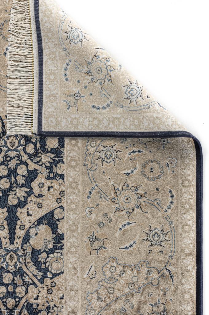 Vendome Palace 5461 Lacivert Krem - Makine Halısı