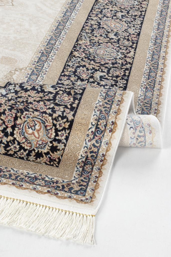 Vendome Palace 5471 Lacivert Krem - Makine Halısı