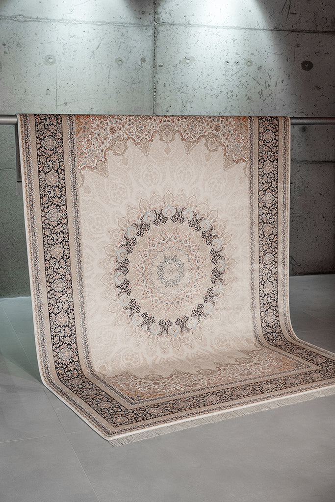 Vendome Palace 5471 Lacivert Krem - Makine Halısı