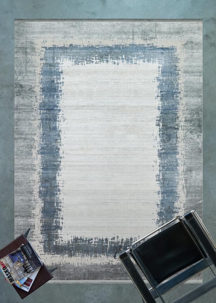 Vivaldi 9701 Mavi - Makine Halısı