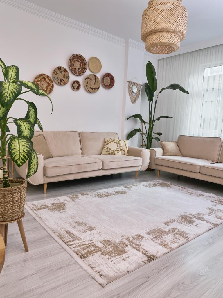 Vivaldi 9722 Vizon - Makine Halısı