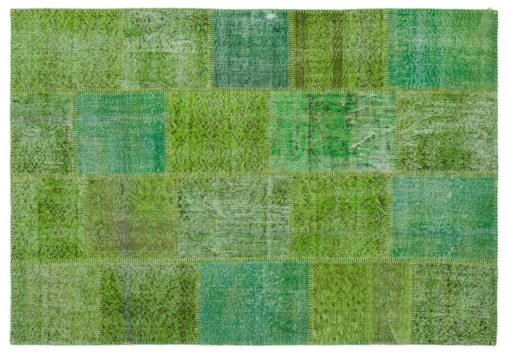 Apex Patchwork Halı Yeşil 24907 160 x 230 cm