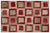 Apex Patchwork Unique Kırmızı 21557 160 x 233 cm