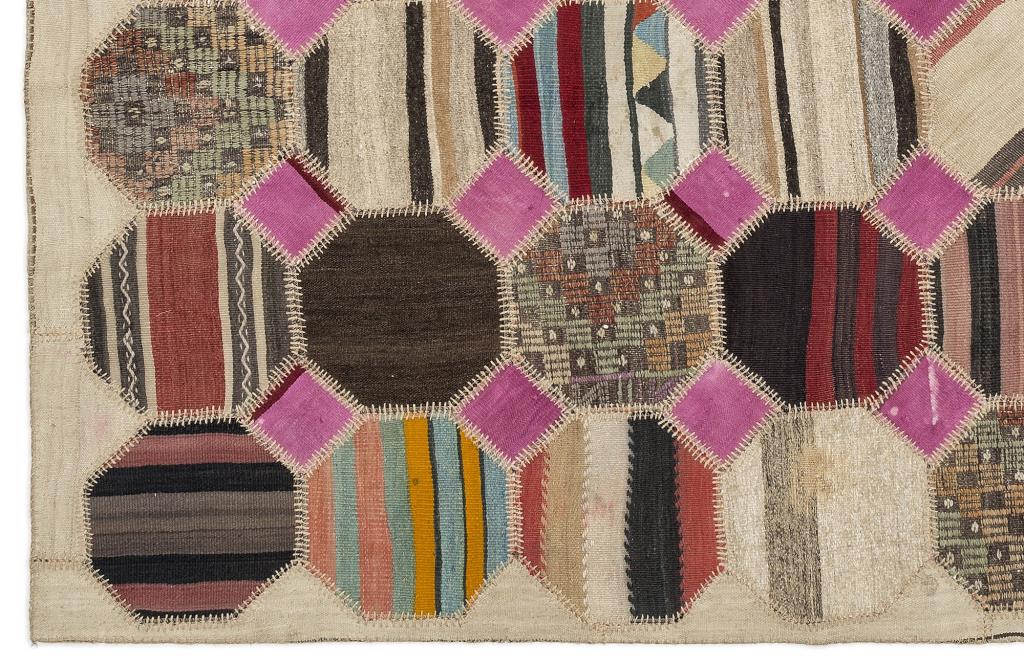 Apex Kilim Patchwork Unique Colours 11537 161 x 299 cm