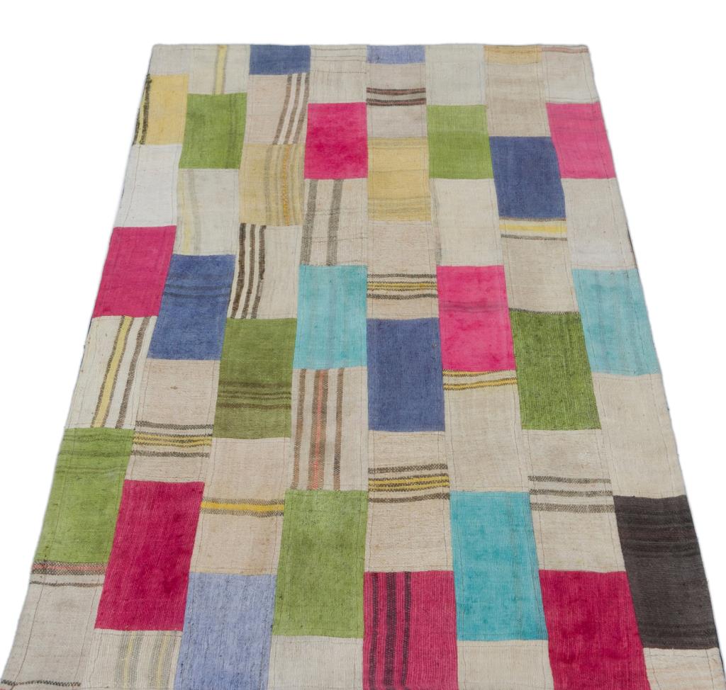 Apex Kilim Patchwork Unique Colours 22588 82 x 150 cm