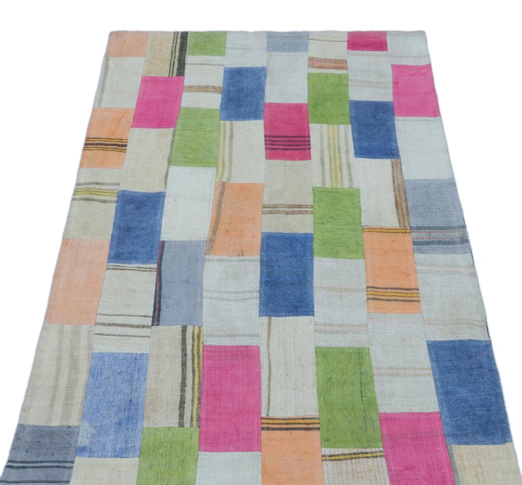 Apex Kilim Patchwork Unique Colours 24668 83 x 156 cm