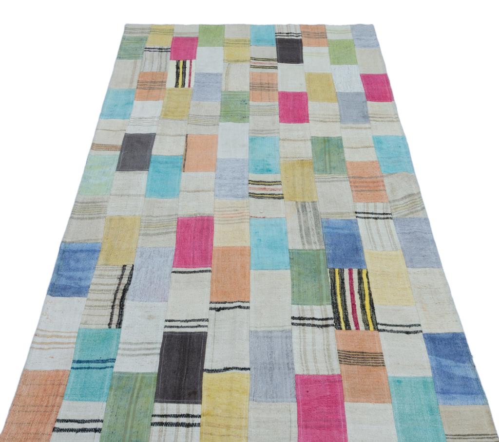 Apex Kilim Patchwork Unique Colours 25298 105 x 215 cm