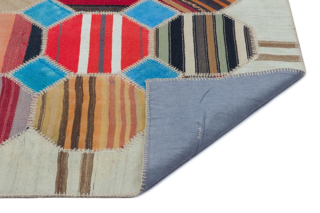Apex Kilim Patchwork Unique Naturel 25121 120 x 176 cm