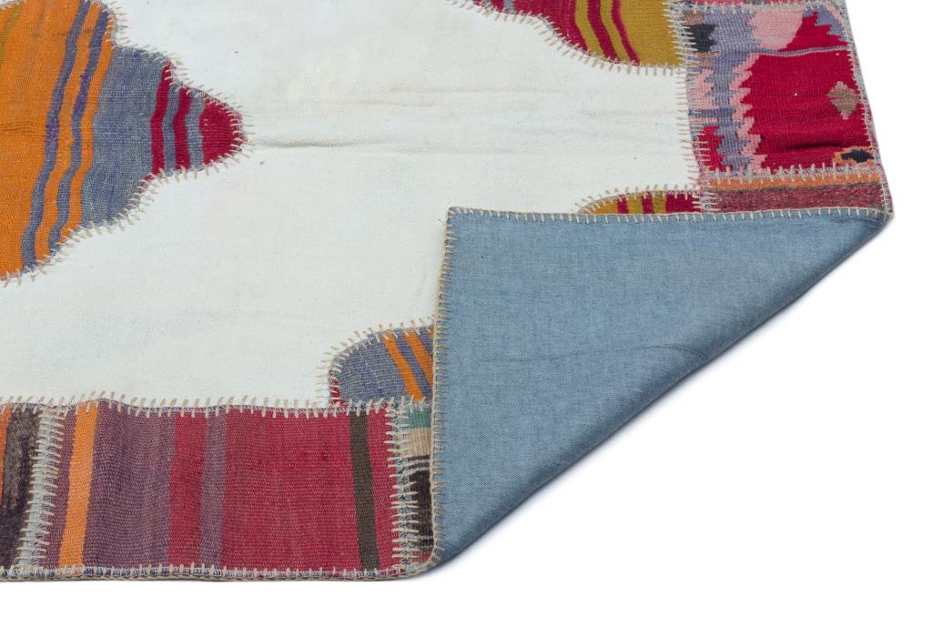 Apex Kilim Patchwork Unique Naturel 25133 118 x 177 cm