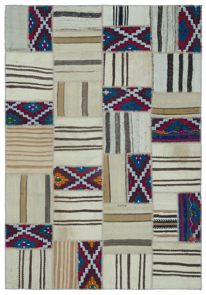 Apex Kilim Patchwork Unique Naturel 25280 160 x 230 cm