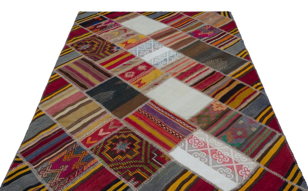 Apex Kilim Patchwork Unique Naturel 25282 158 x 232 cm