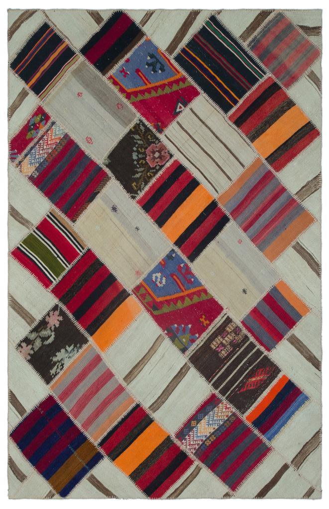 Apex Kilim Patchwork Unique Naturel 25283 154 x 240 cm