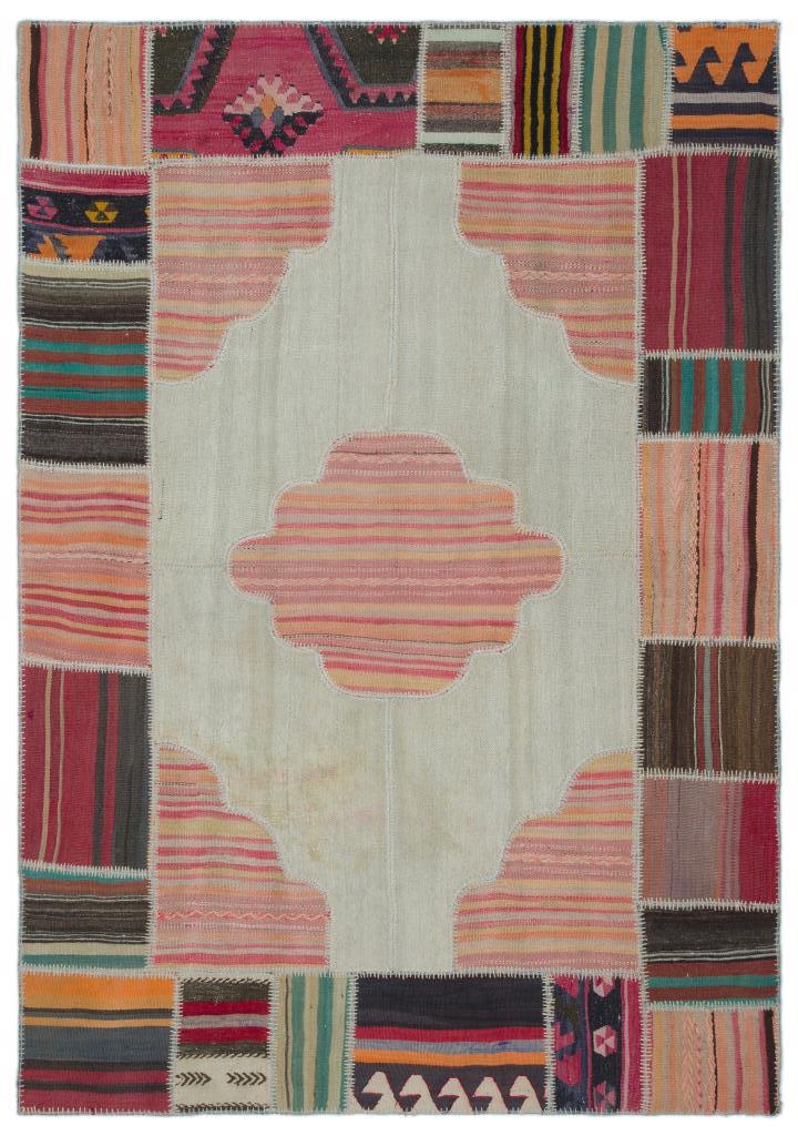 Apex Kilim Patchwork Unique Naturel 25284 160 x 226 cm