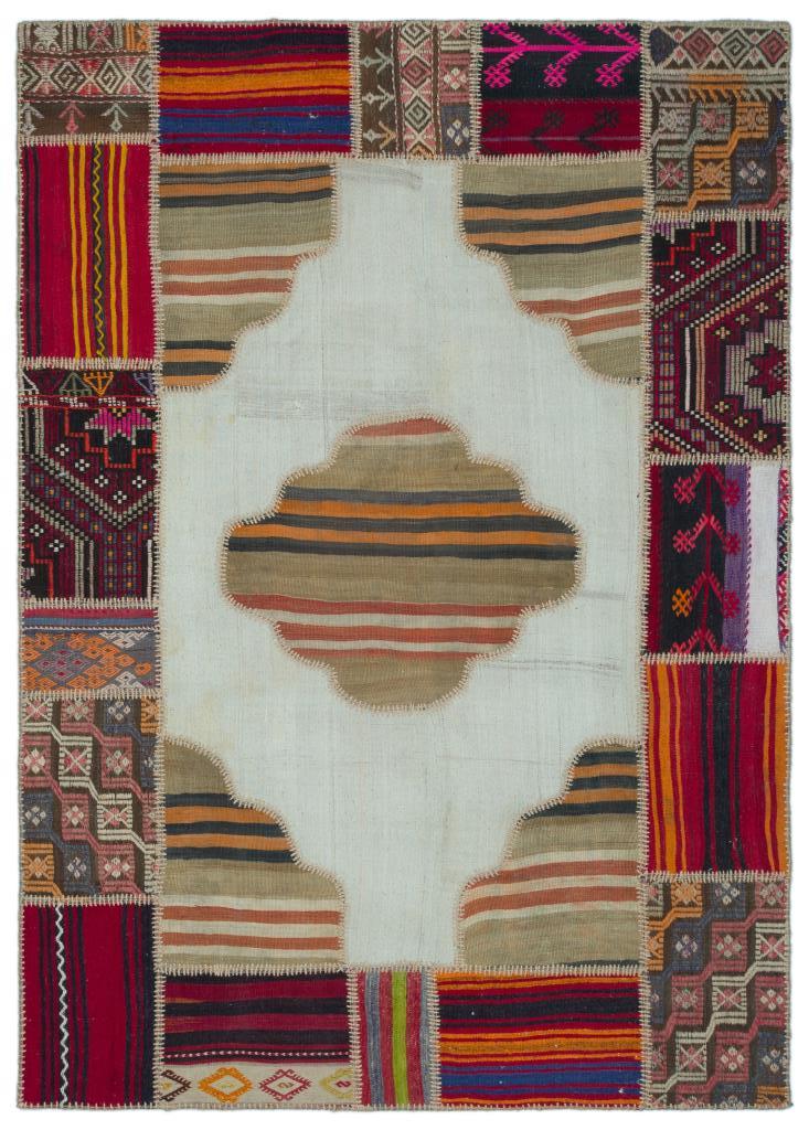 Apex Kilim Patchwork Unique Naturel 25285 160 x 227 cm