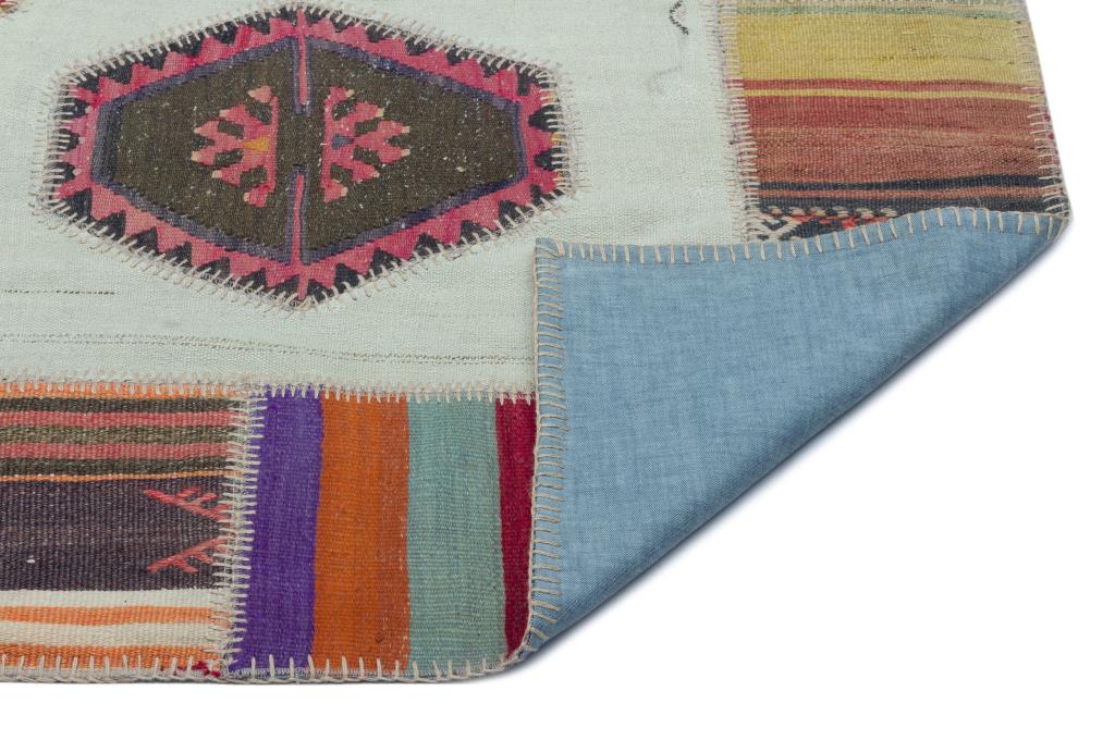 Apex Kilim Patchwork Unique Naturel 25311 162 x 227 cm