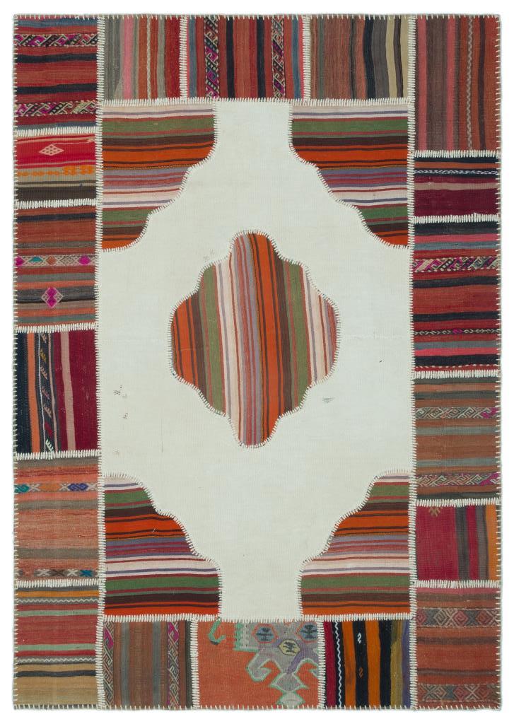 Apex Kilim Patchwork Unique Naturel 25332 162 x 232 cm