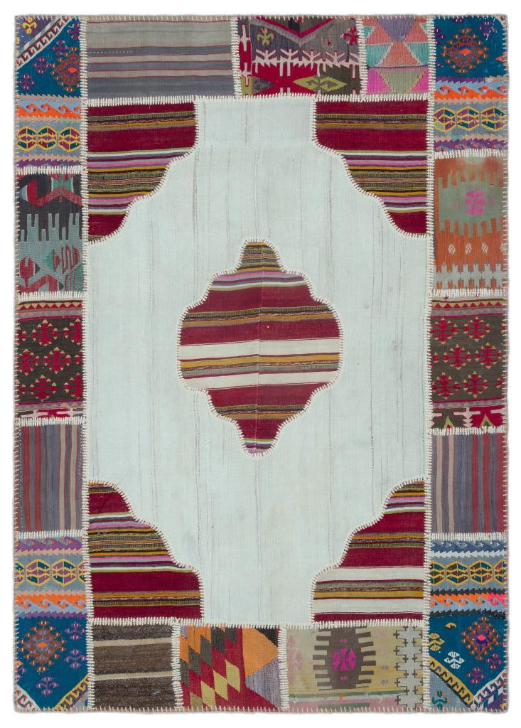 Apex Kilim Patchwork Unique Naturel 25534 165 x 236 cm