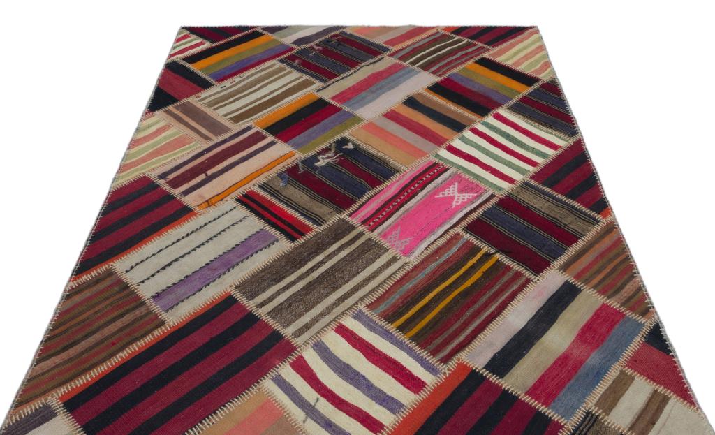 Apex Kilim Patchwork Unique Naturel 25537 160 x 226 cm