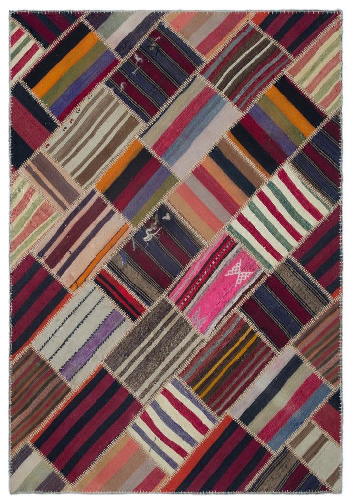 Apex Kilim Patchwork Unique Naturel 25537 160 x 226 cm