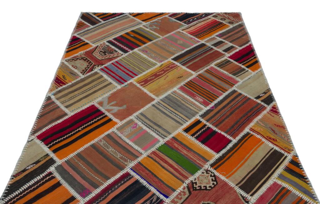 Apex Kilim Patchwork Unique Naturel 25566 158 x 227 cm