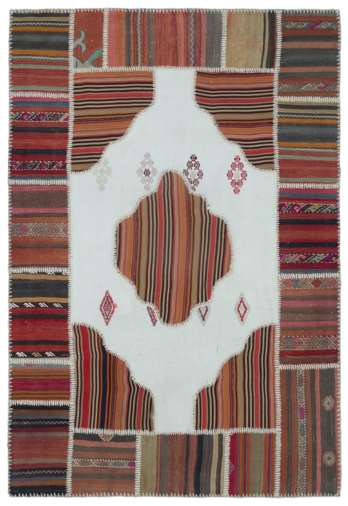 Apex Kilim Patchwork Unique Naturel 25593 157 x 226 cm
