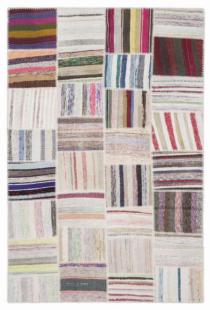 Apex Kilim Patchwork Unique Striped 1022 160 x 230 cm