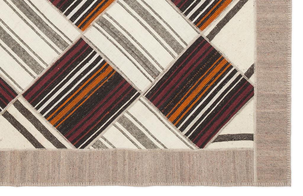 Apex Kilim Patchwork Unique Striped 11519 210 x 270 cm