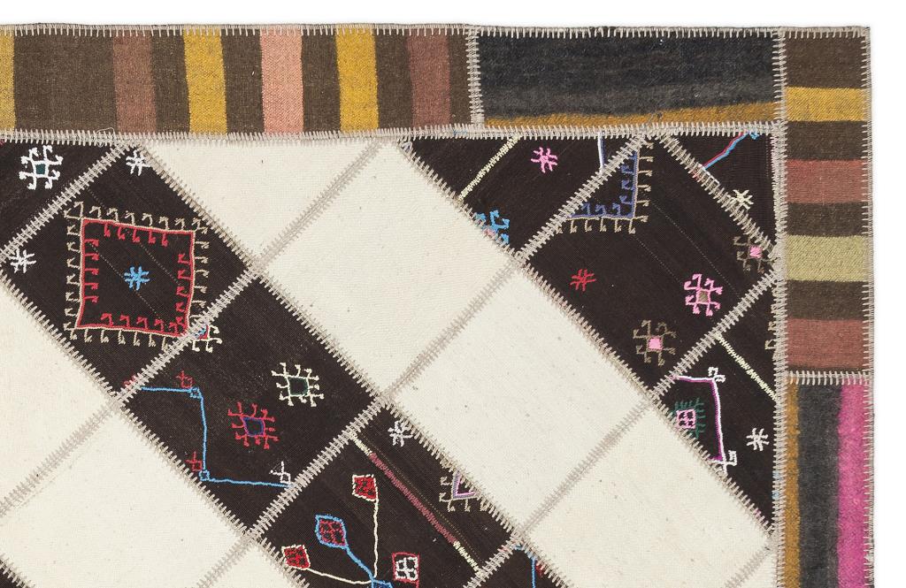 Apex Kilim Patchwork Unique Striped 11521 212 x 297 cm