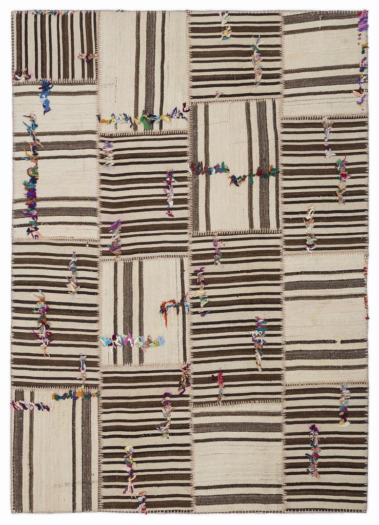 Apex Kilim Patchwork Unique Striped 1369 160 x 230 cm