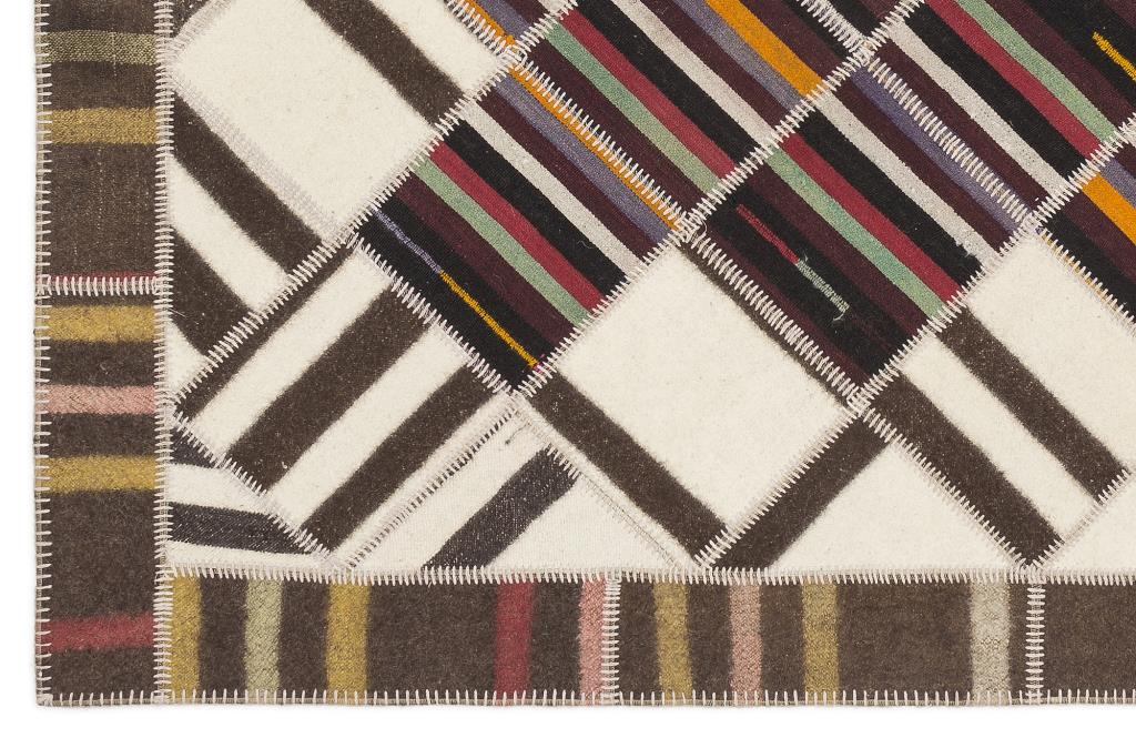 Apex Kilim Patchwork Unique Striped 1494 168 x 233 cm