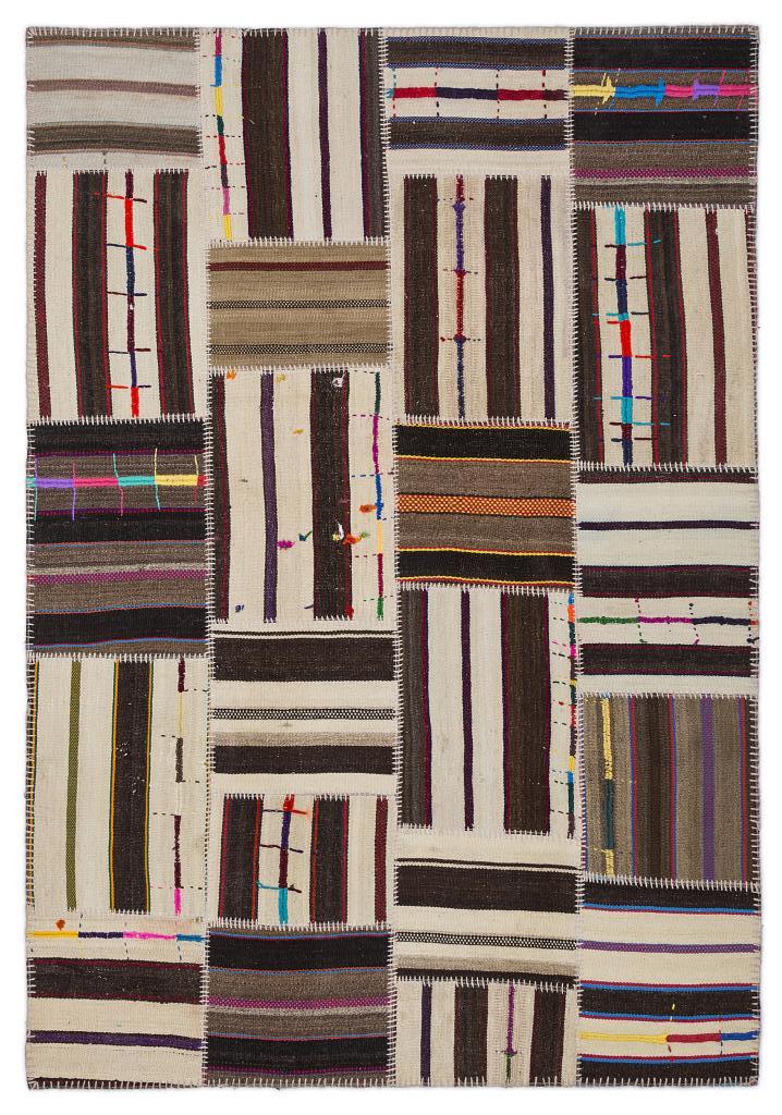 Apex Kilim Patchwork Unique Striped 2207 160 x 230 cm