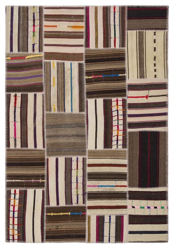 Apex Kilim Patchwork Unique Striped 2227 160 x 230 cm