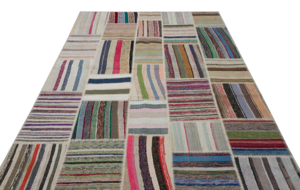 Apex Kilim Patchwork Unique Striped 22399 190 x 280 cm