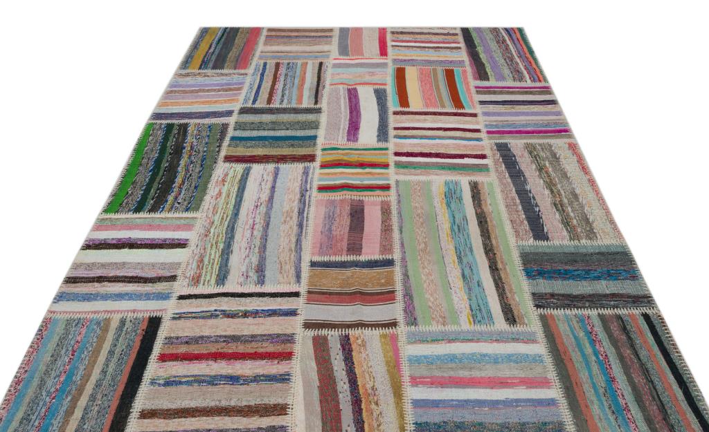 Apex Kilim Patchwork Unique Striped 22400 190 x 275 cm