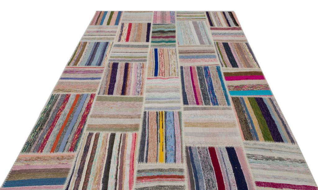 Apex Kilim Patchwork Unique Striped 22402 188 x 278 cm
