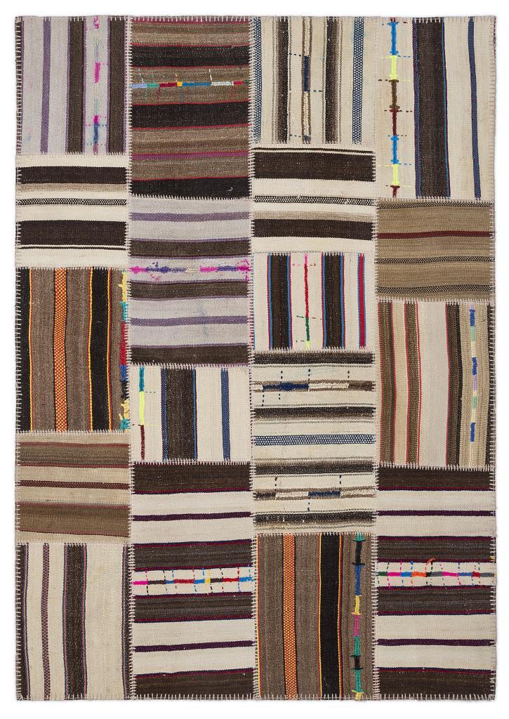 Apex Kilim Patchwork Unique Striped 2245 160 x 230 cm