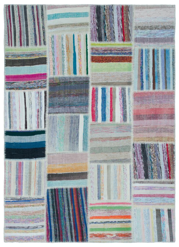 Apex Kilim Patchwork Unique Striped 22488 160 x 220 cm