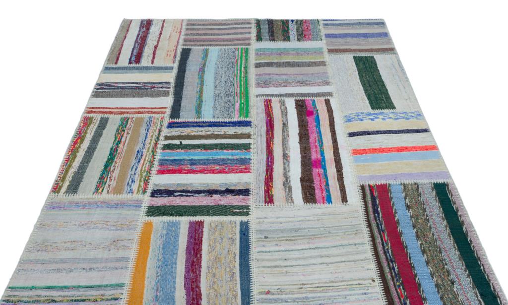 Apex Kilim Patchwork Unique Striped 22495 160 x 230 cm