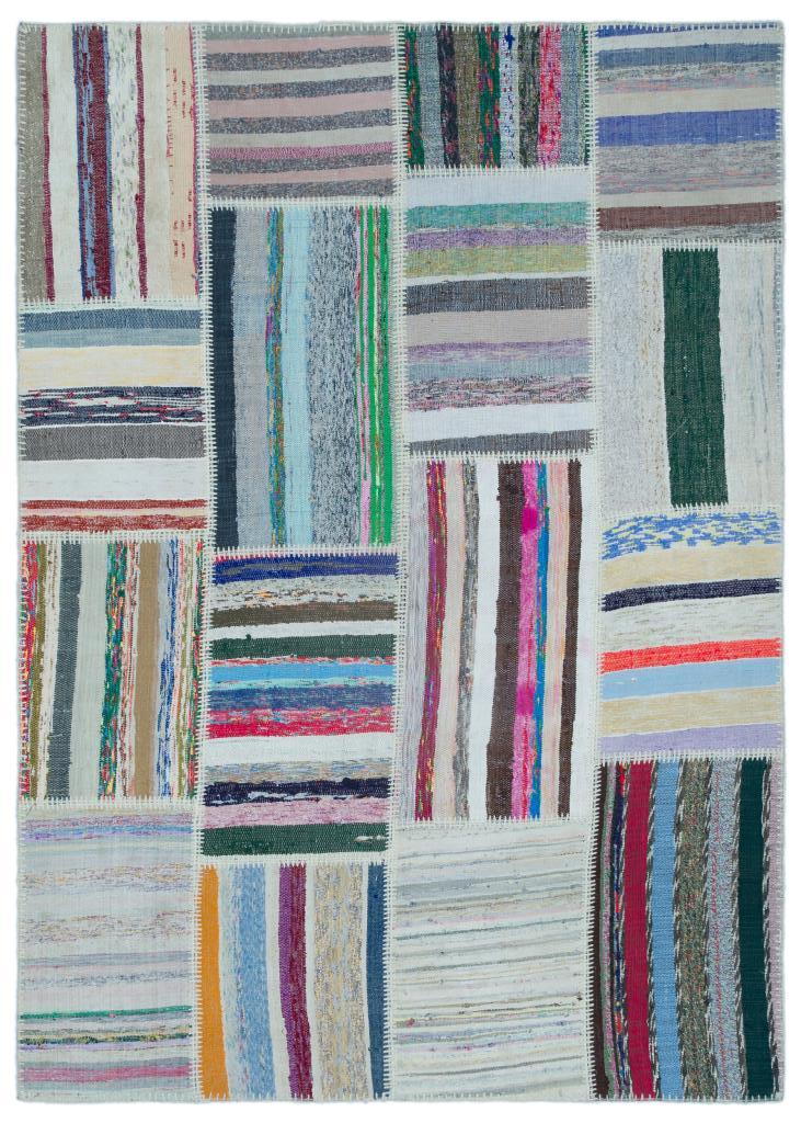 Apex Kilim Patchwork Unique Striped 22495 160 x 230 cm
