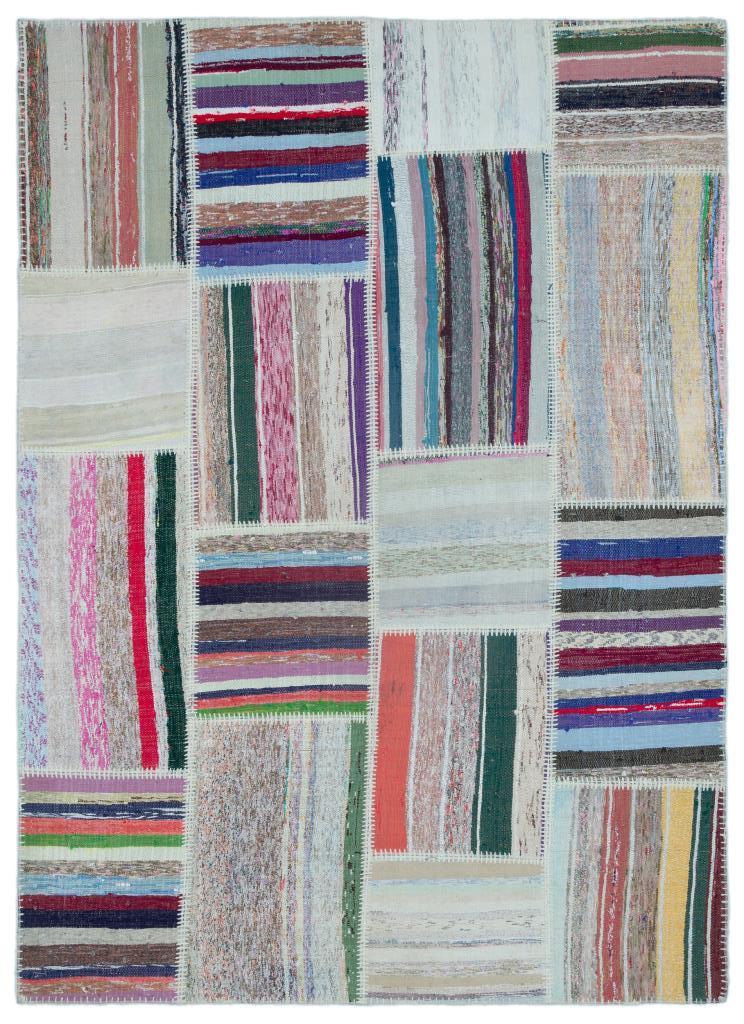Apex Kilim Patchwork Unique Striped 22496 160 x 230 cm