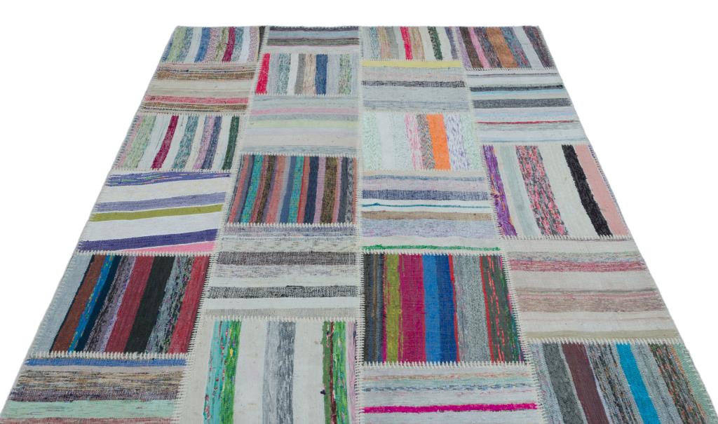 Apex Kilim Patchwork Unique Striped 22499 160 x 230 cm