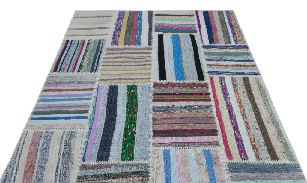 Apex Kilim Patchwork Unique Striped 22512 160 x 226 cm