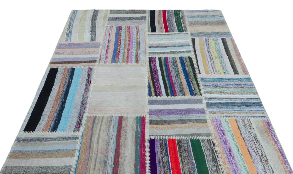 Apex Kilim Patchwork Unique Striped 22518 160 x 228 cm