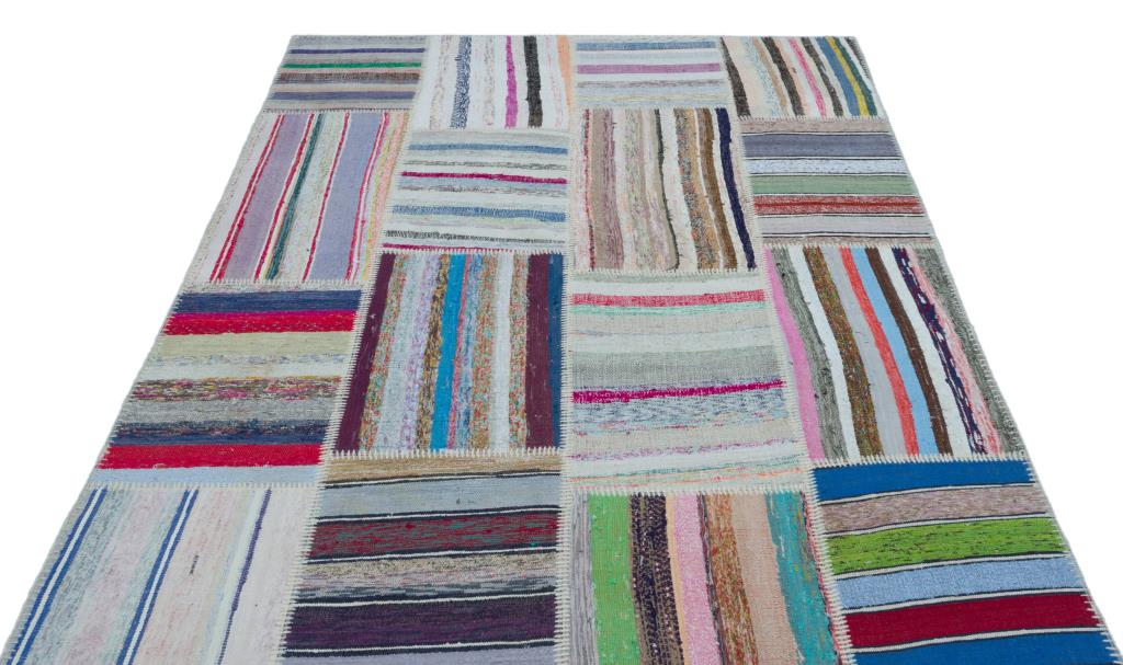 Apex Kilim Patchwork Unique Striped 22522 160 x 226 cm
