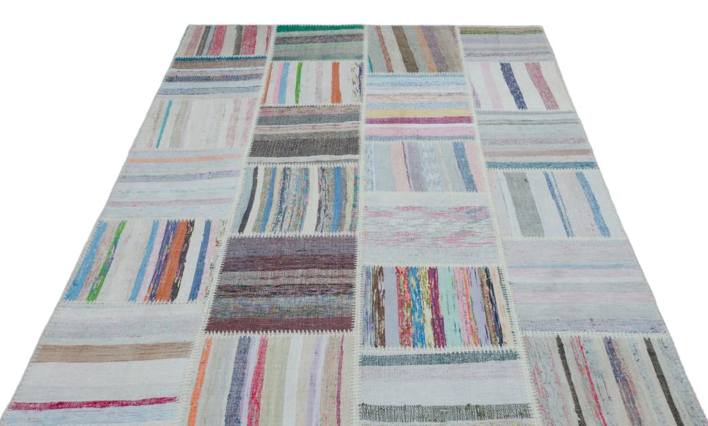 Apex Kilim Patchwork Unique Striped 22526 160 x 224 cm