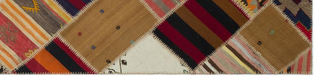 Apex Kilim Patchwork Unique Striped 22546 76 x 318 cm