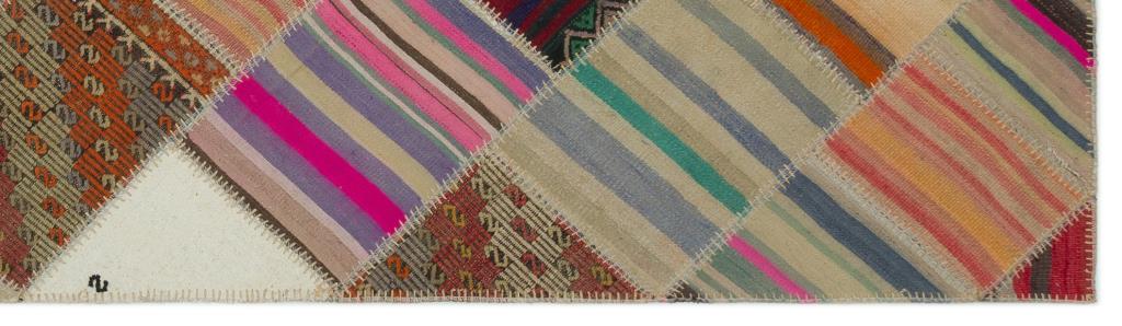 Apex Kilim Patchwork Unique Striped 22554 82 x 300 cm